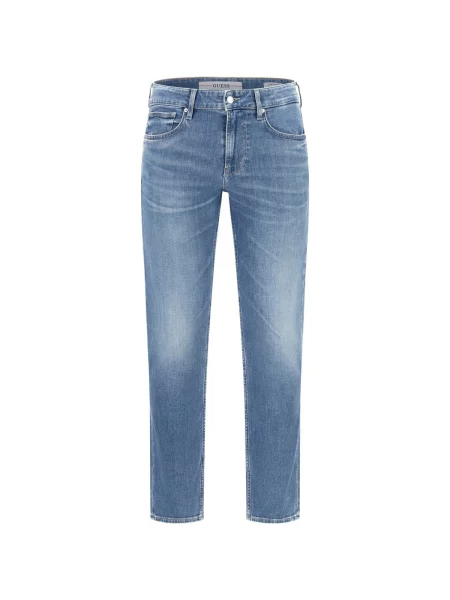 Guess Blugi Slim Tapered Fit albastru