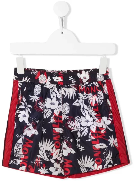 Kąpielówki dziecięce Moncler Enfant niebieskie