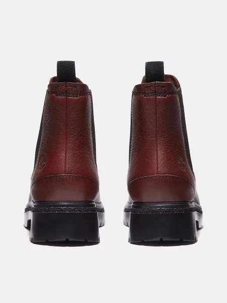 Шкіряні Челсі Timberland бордовий