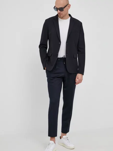 Suknjič Emporio Armani mornarsko modra