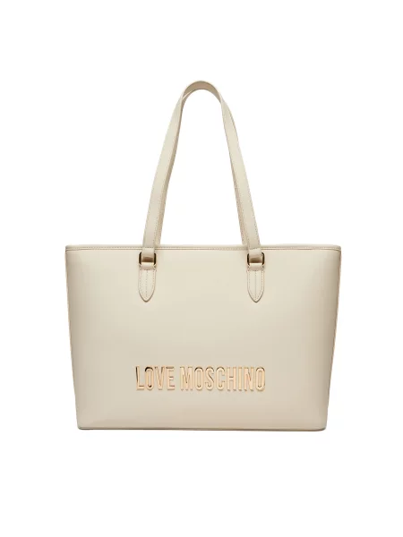 Pisemska torbica Love Moschino bež