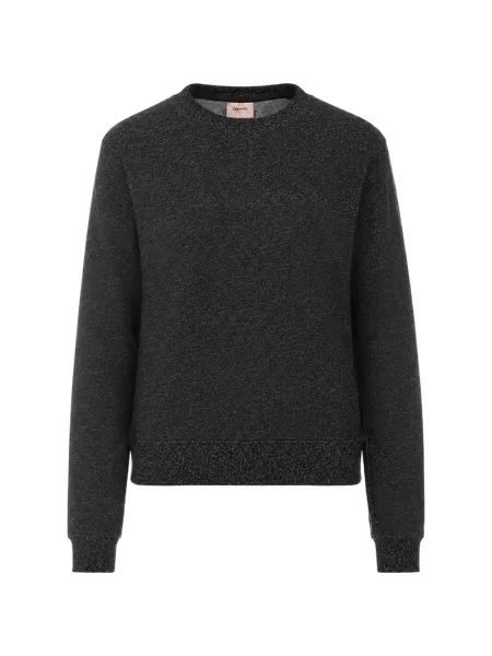Pulover Repetto cu broderie cu decolteu rotund negru