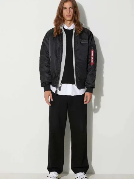 Μπουφάν bomber Alpha Industries D-Tec ανδρικό μαύρο