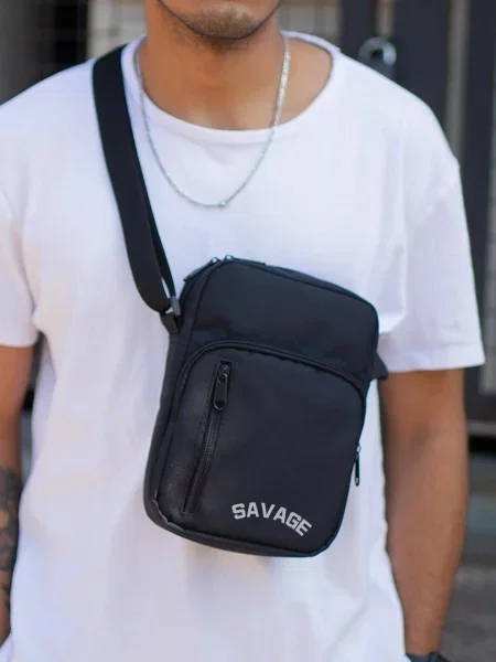 Сумка через плечо Without черная