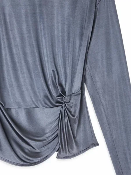 Top Giorgio Armani drapat gri