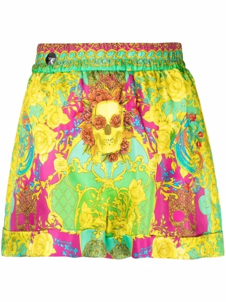 Pantaloni scurți Philipp Plein cu imagine verde