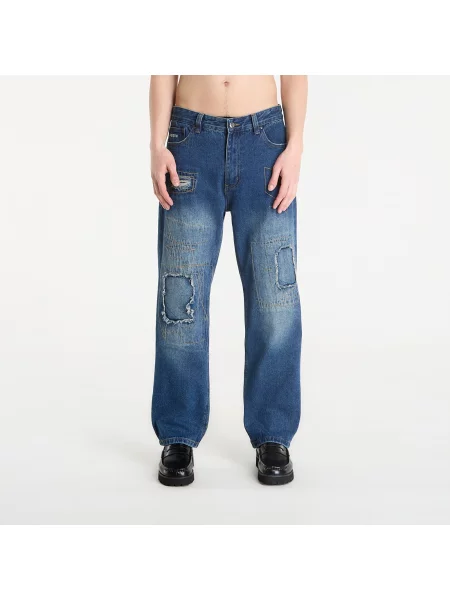 Jeansy Wasted Paris M Ripped Manc Faded Washed Blue 30 niebieskie