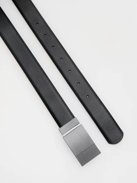 Ремень Reserved с ремешками черный