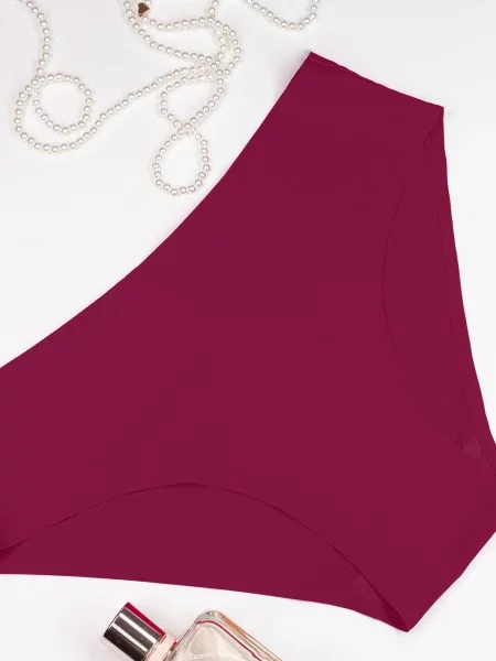 ISSA Plus Труси без підкладки бордовий