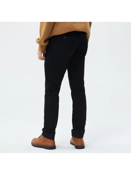 Kalhoty GAP Chino Skinny Fit Pants True Black černé