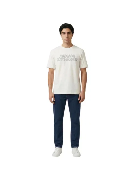 Tricou Eax alb