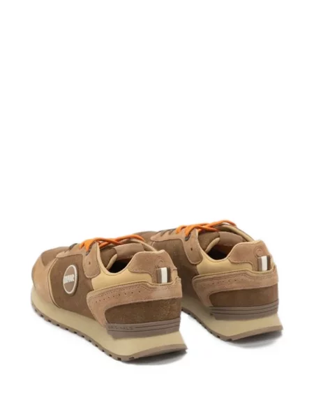 Sneakersy Colmar skórzane brązowe