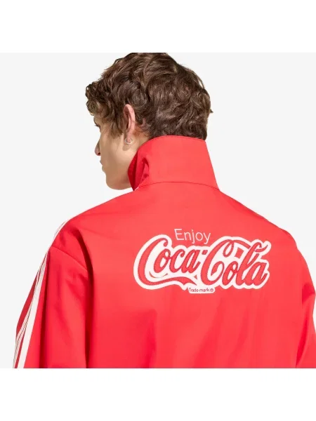 Μπουφάν adidas x Coca Cola Classic Sport Firebird Track Jacket Vivid Red S κόκκινο