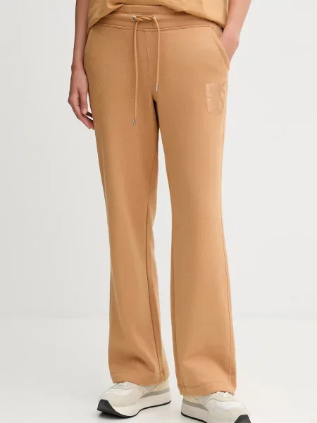 Спортивні штани Dkny однотонні коричневий