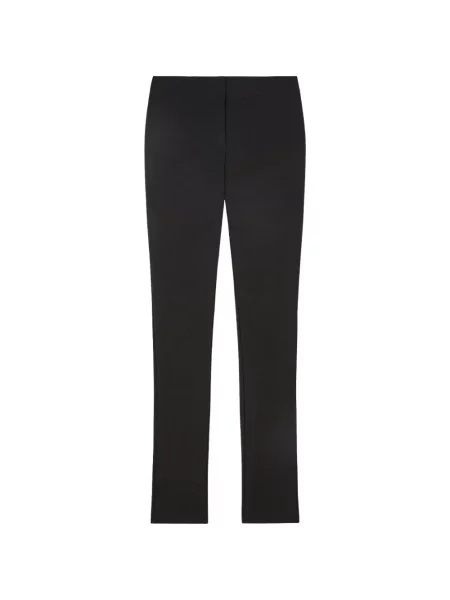 Pantaloni Patrizia Pepe din crep skinny fit negru