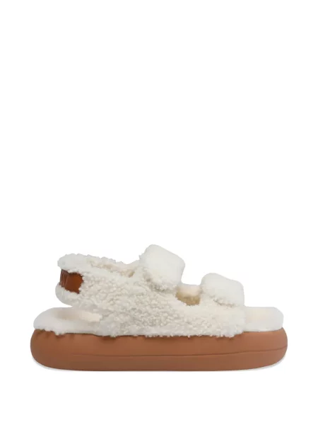 Sandale Moon Boot cu platformă alb