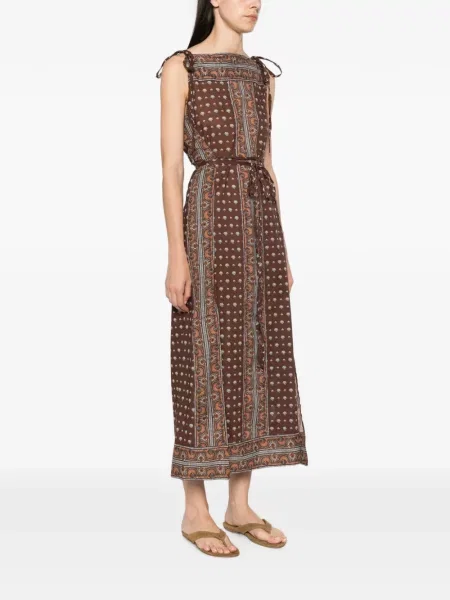 Rochie midi Dôen maro