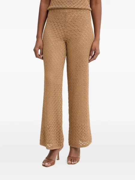 Pantaloni Twinset tricotate