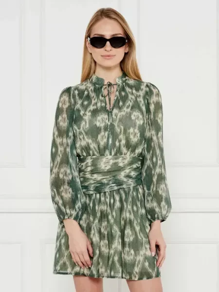 Ba&sh Rochie MINTHE verde