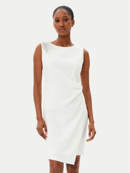 ARTIGLI Rochie cocktail alb