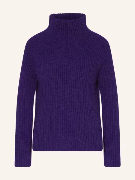 Sweter z dzianiny ze stójką model ARWEN' Drykorn beżowy