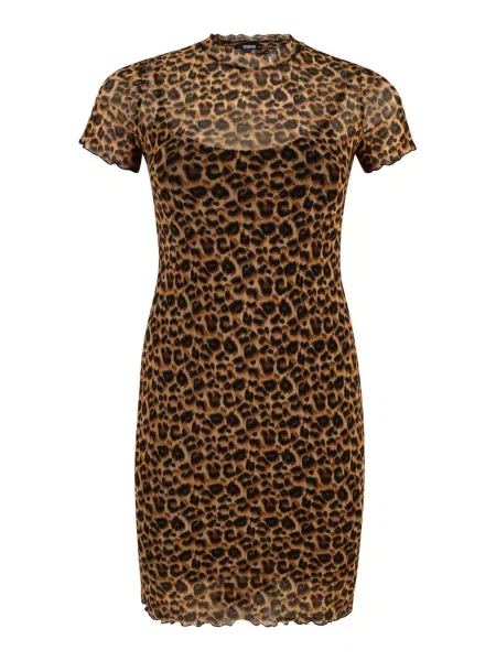 Urban Classics Rochie / deschis / negru maro