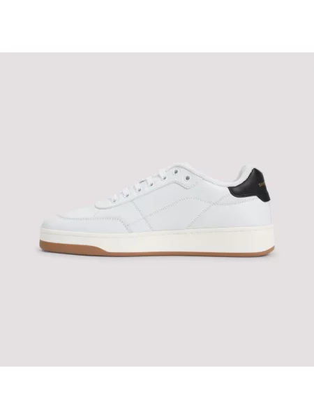 Sneakersy Saint Laurent skórzane białe