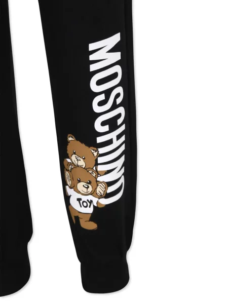 Dětské kalhoty Moschino černé