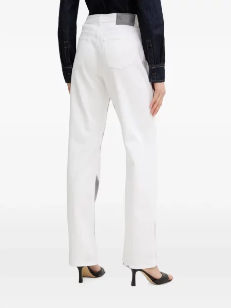 Blugi Trussardi cu autograf alb