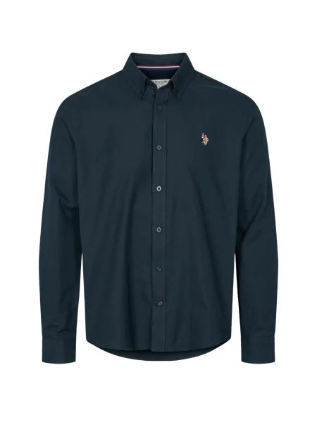 U.S. POLO ASSN. Cămașă UMJens petrol verde