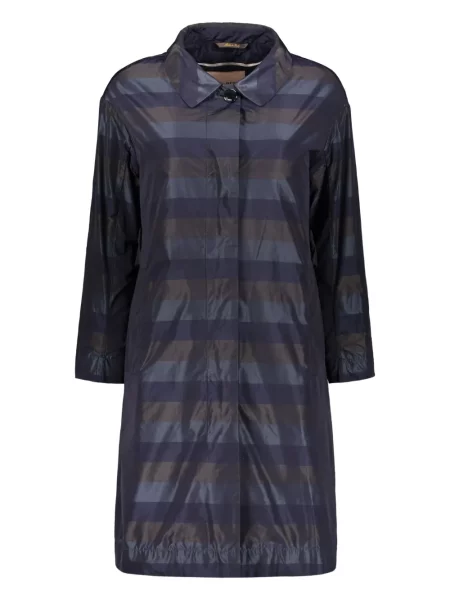 Trencz Moorer w paski niebieski