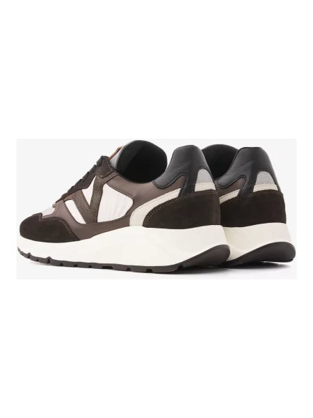 Sneakersy Via Vai skórzane brązowe