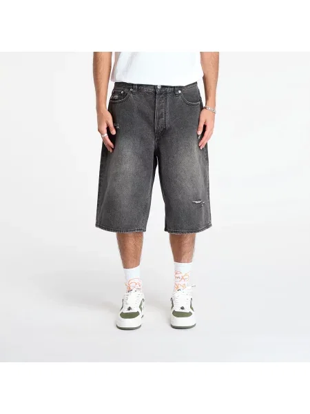 Kratke jeans hlače A Bathing Ape® črna