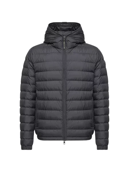 Geacă Moncler cu glugă gri