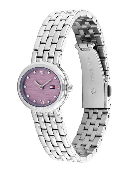 TOMMY HILFIGER Ceas analogic MOIRA eozină / argintiu roz