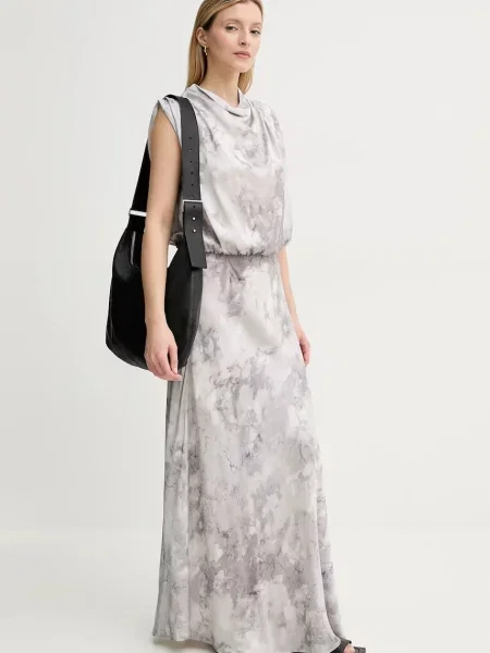 Спідниця Gestuz maxi пряма сірий