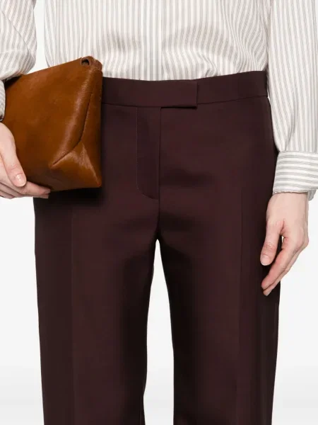 Pantaloni Khaite plisate violet