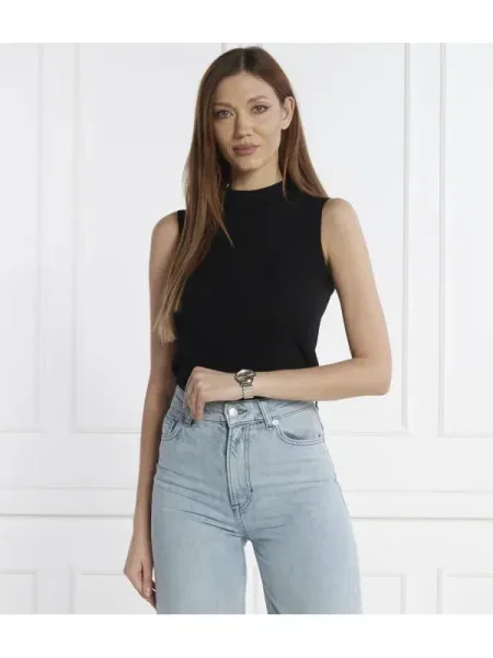 BOSS BLACK Top Feskies | Regular Fit fekete