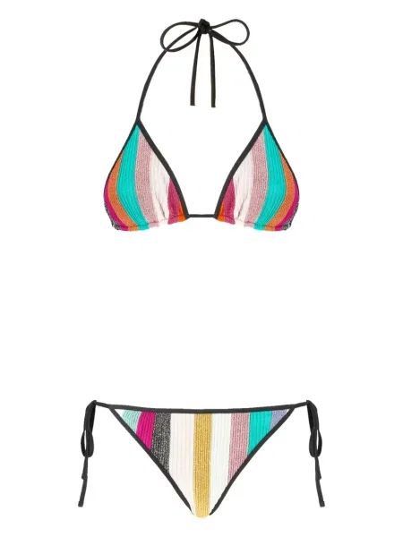 Bikini Missoni cu dungi negru