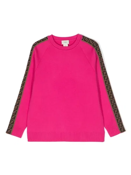Sweter dziecięcy Fendi różowy