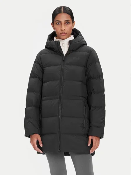 Пухено яке Jack Wolfskin FROZEN PALACE зимен модел черно