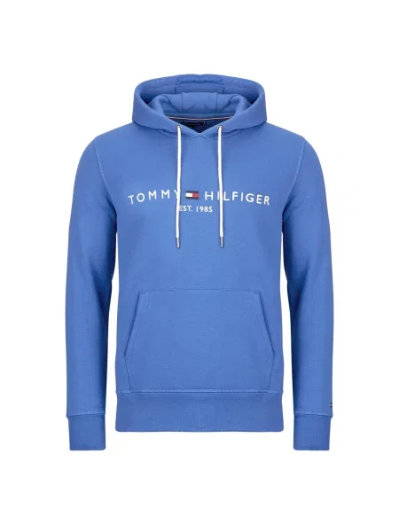 Mikina Tommy Hilfiger s autogramom modrá