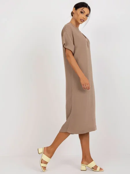 Rochie Fashionhunters de costum bej