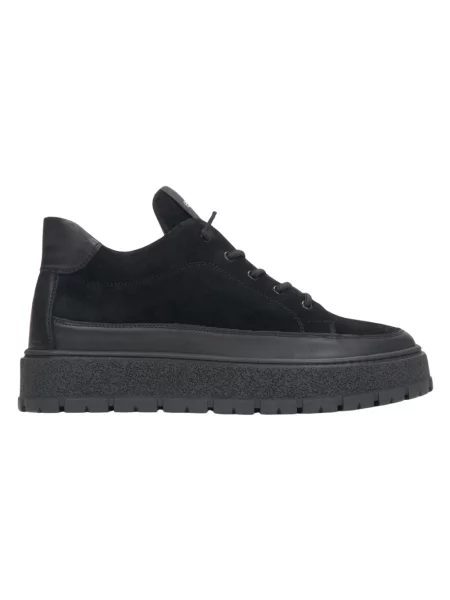 Sneakersy Estro skórzane czarne