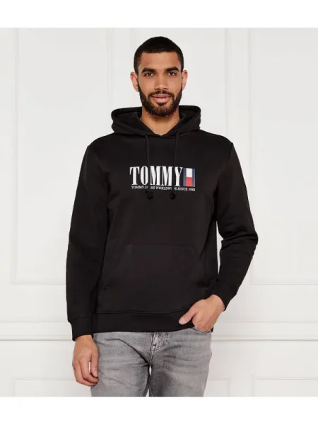 Tommy Jeans Pulóver fekete