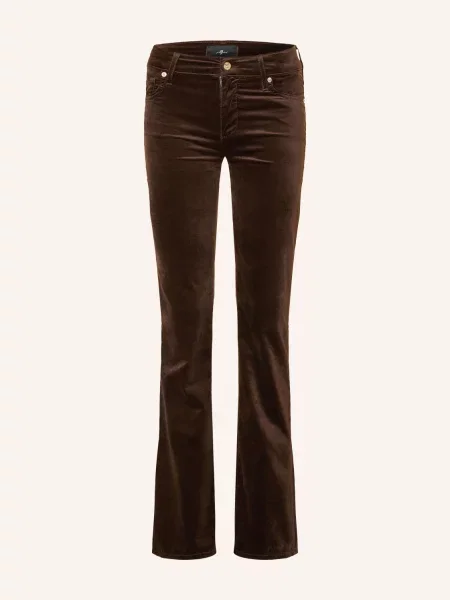 7 For All Mankind Džínové Kalhoty The Leggy Bootcut tmavě hnědá