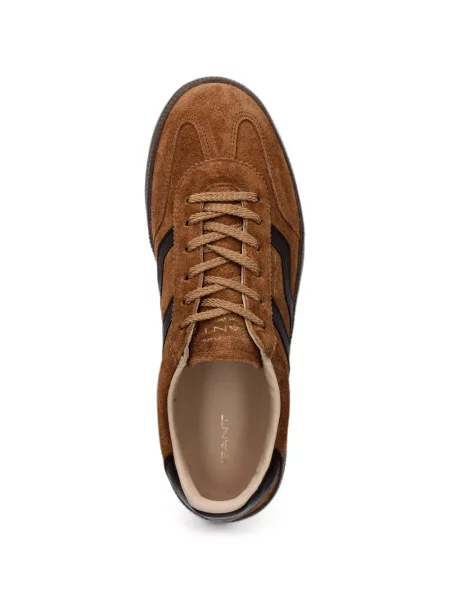 Sneakerși Gant din piele de căprioară maro