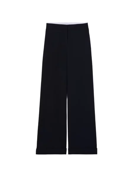 Pantaloni Claudie Pierlot cu talie înaltă negru
