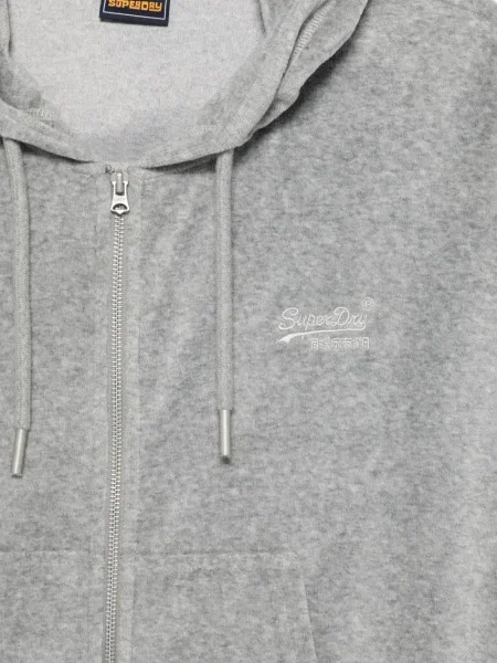 Cardigan Superdry cu glugă gri