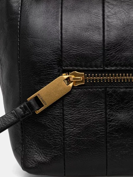 Шкіряна сумочка AllSaints чорний